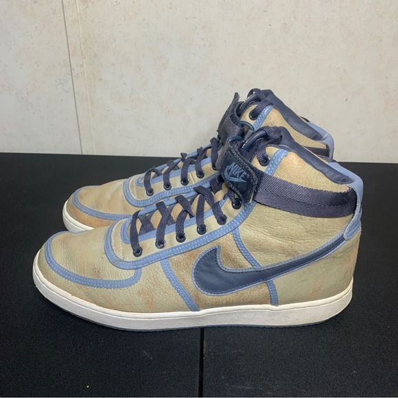 Nike Vandal Supreme Premium Sand Dark Blue Grey Size 13 307815 201 - Picture 4 of 8